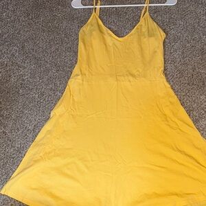 Forever 21 Yellow Midi Dress